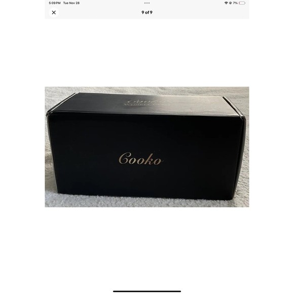 Cooko Crystal Iceberg Whiskey Glasses Bourbon/Scotch Tumblers Set of 2 New - Picture 9 of 9